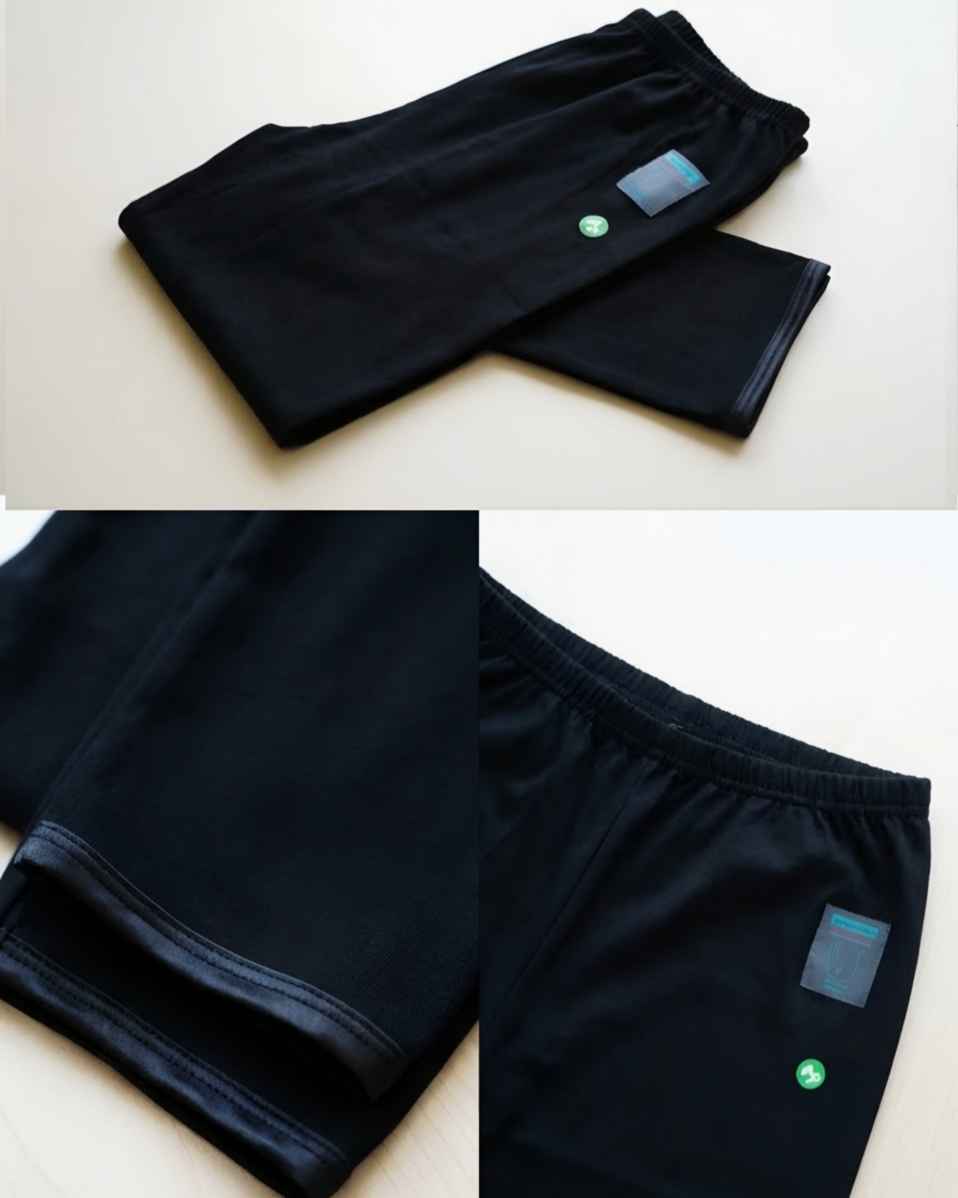 Soft fit cotton trousers