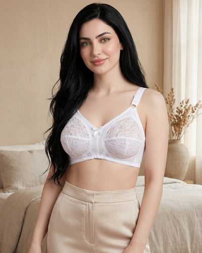 Comfortable lace bra – with side support