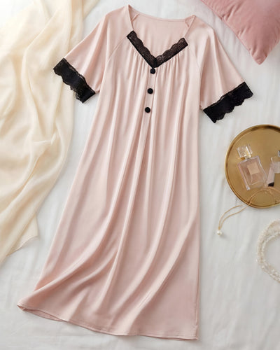 Velour Buttoned Maxi